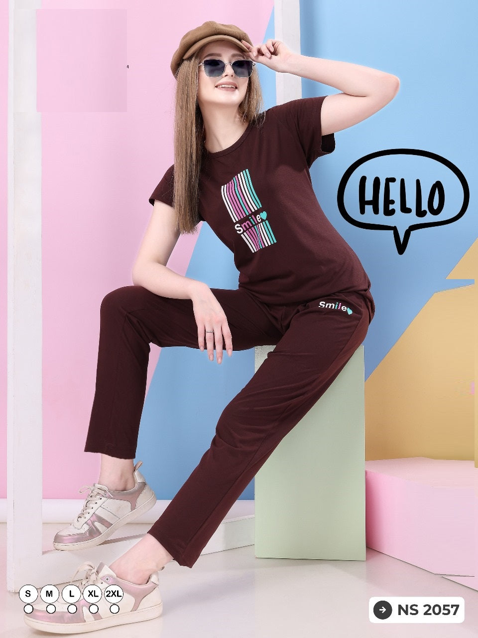 Ns 2057 Mnt Sinker Pyjama Night Suits Manufacturer India