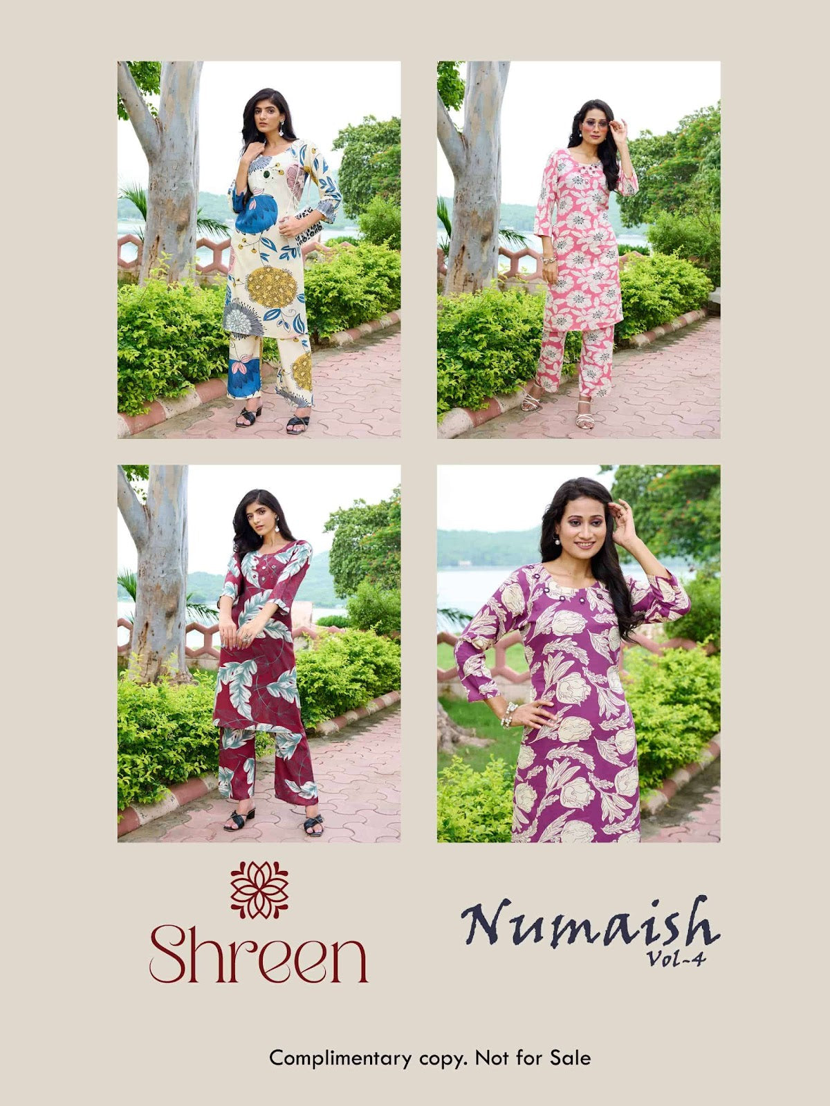 Numaish Vol 4 Shreen Hinaya Rayon 14Kg Co Ord Set Exporter Gujarat
