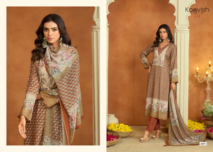 Nurah Kaavish Viscose Pashmina Suits Exporter