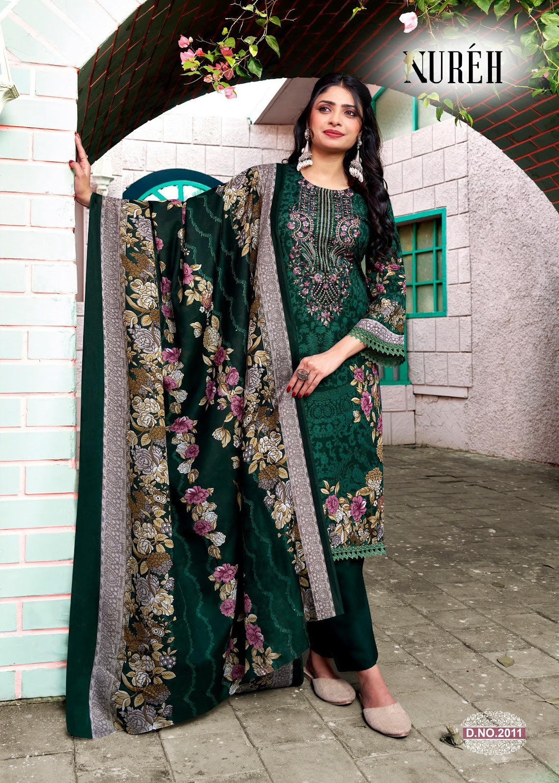 Nureh Vol 2 Ganesha Cotton Karachi Salwar Suits Wholesale Rate