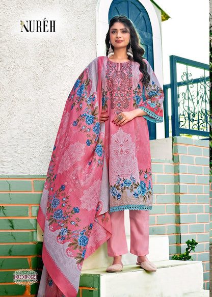 Nureh Vol 2 Ganesha Cotton Karachi Salwar Suits Wholesale Rate