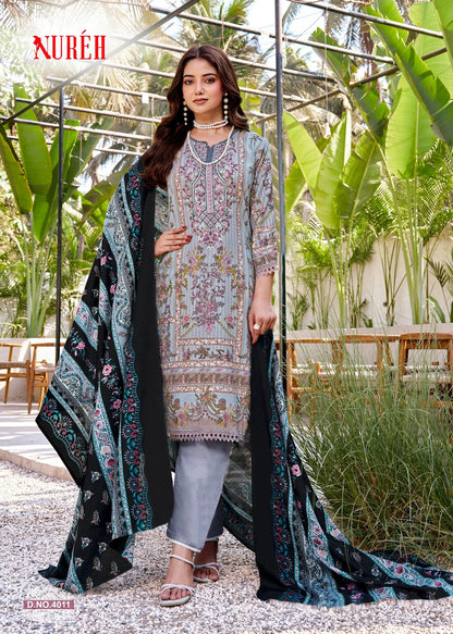 Nureh Vol 4 Ganesha Mix Cotton Karachi Salwar Suits Wholesaler