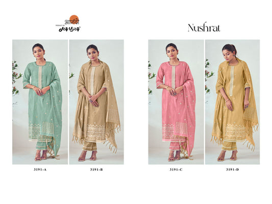 Nushrat Jay Vijay Cotton Pant Style Suits