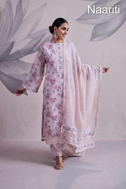 Nusra Naariti Linen Pant Style Suits Supplier Gujarat