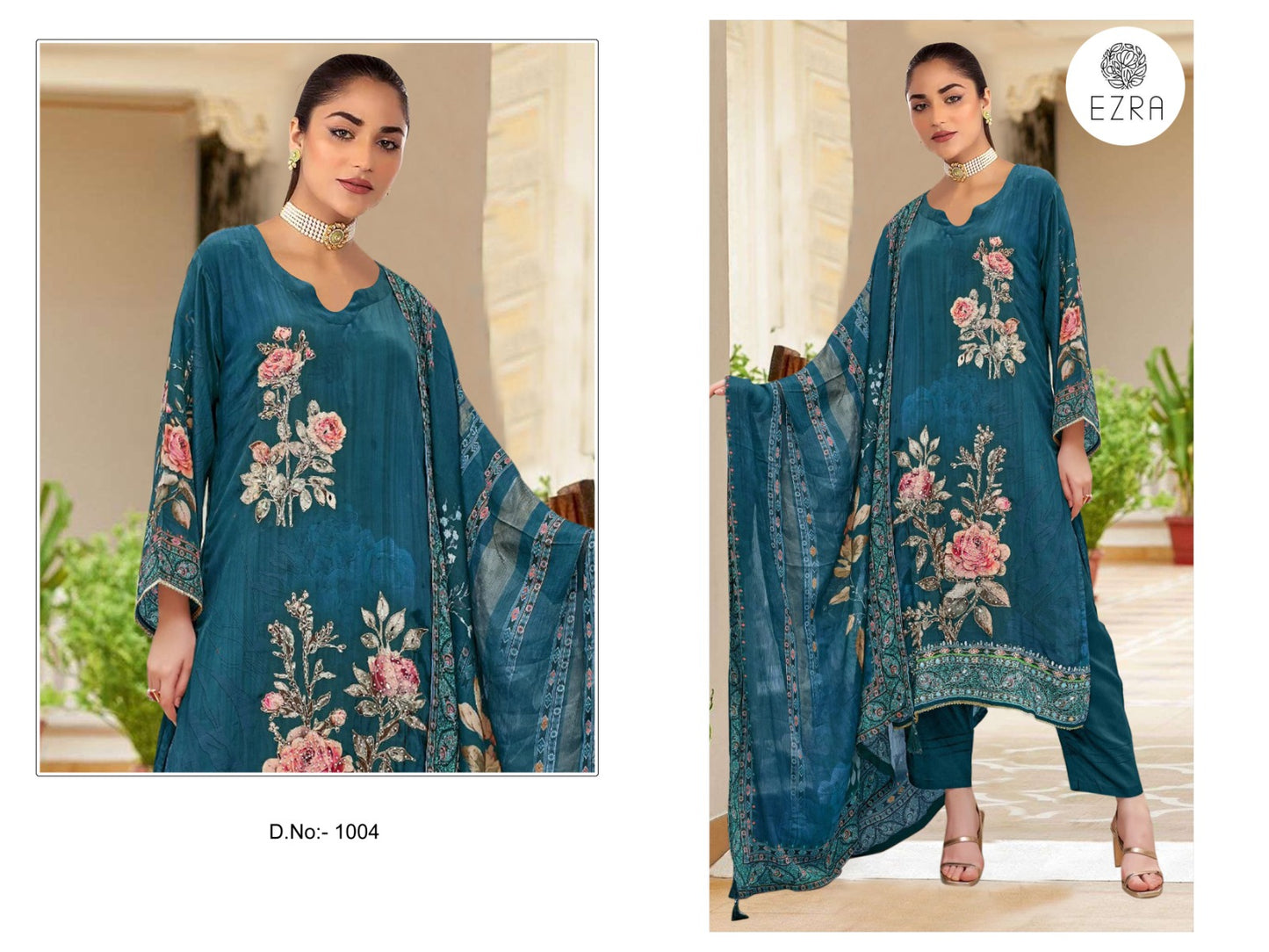 Nusrat Ezra Muslin Karachi Salwar Suits Manufacturer