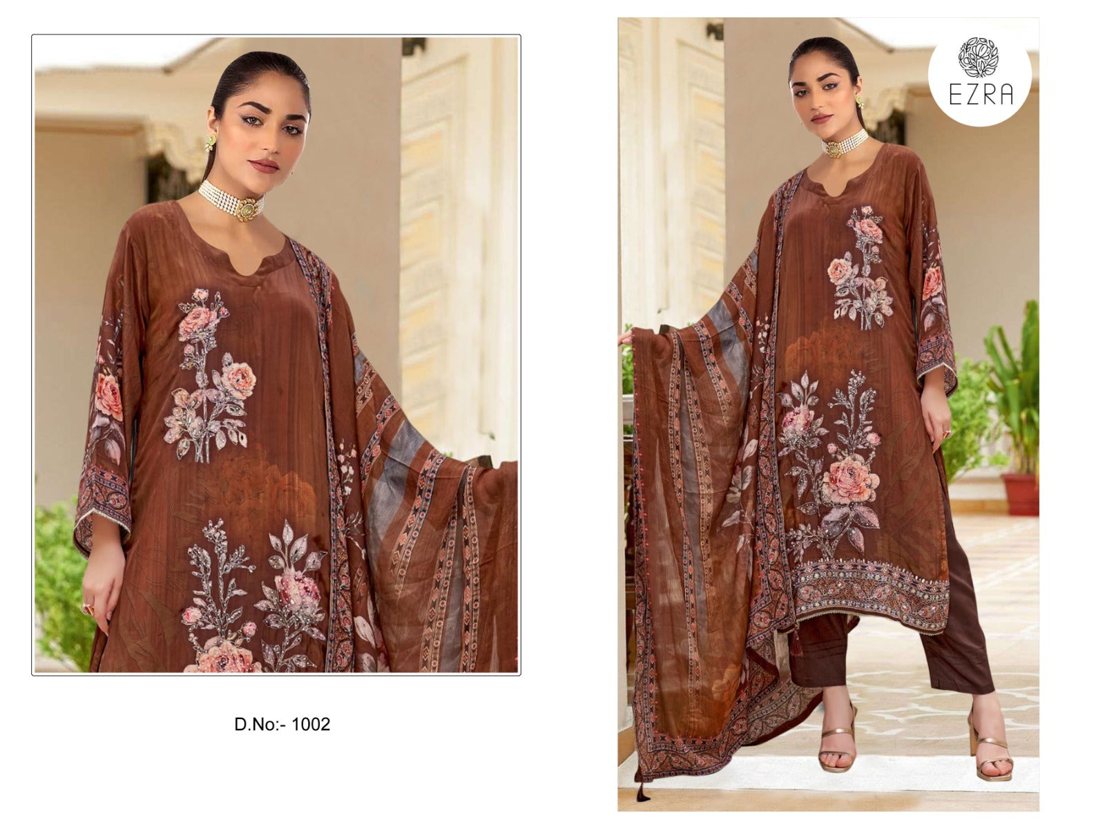 Nusrat Ezra Muslin Karachi Salwar Suits Manufacturer