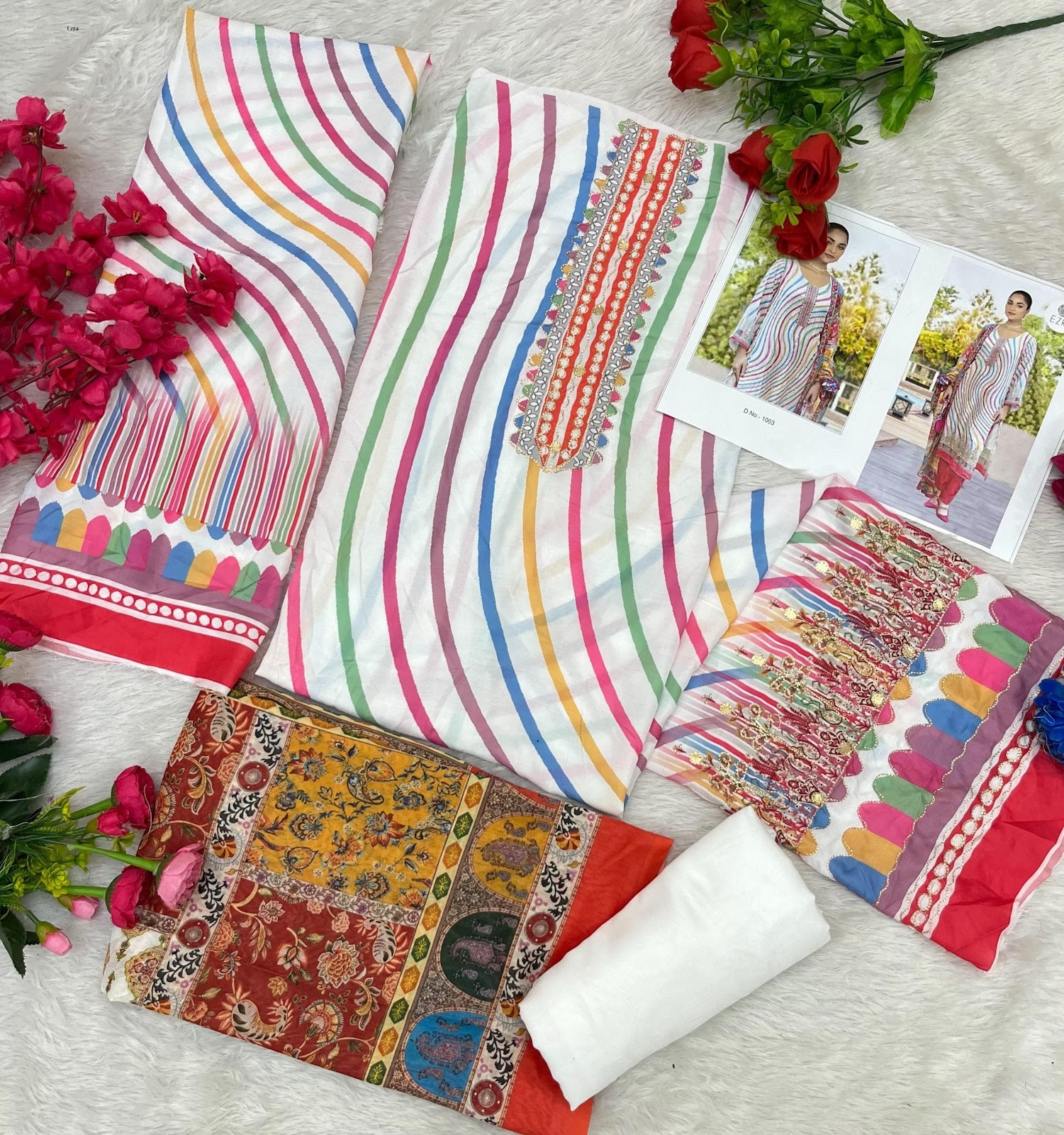 Nusrat Ezra Muslin Karachi Salwar Suits Manufacturer