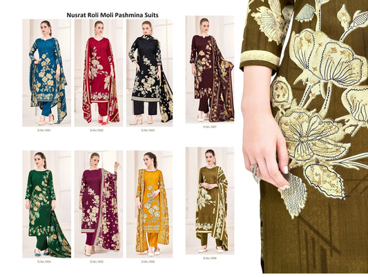 Nusrat Roli Moli Pashmina Suits Manufacturer India