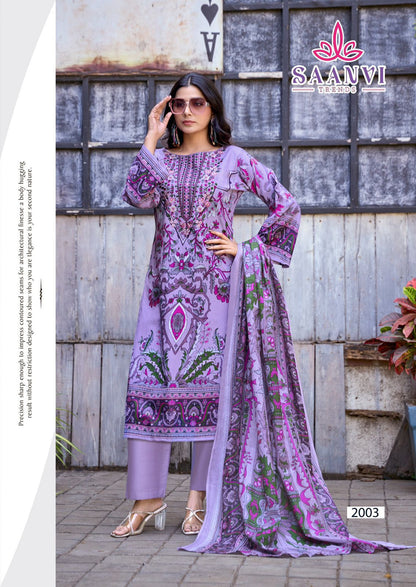 Nusrat Vol 2 Saanvi Cotton Karachi Salwar Suits Exporter Ahmedabad