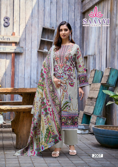 Nusrat Vol 2 Saanvi Cotton Karachi Salwar Suits Exporter Ahmedabad
