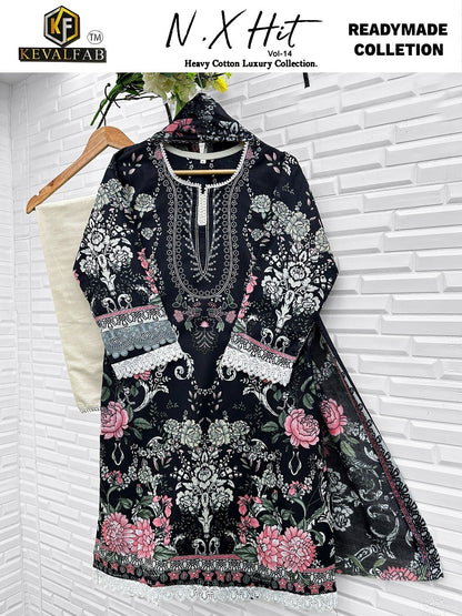 Nx Hit Vol 14 Heavy Cotton Luxury Collection Keval Fab Lawn Karachi Readymade Suits Manufacturer India