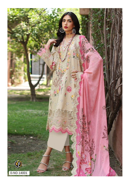 Nx Hit Vol 14 Heavy Cotton Luxury Collection Keval Fab Karachi Salwar Suits Manufacturer India