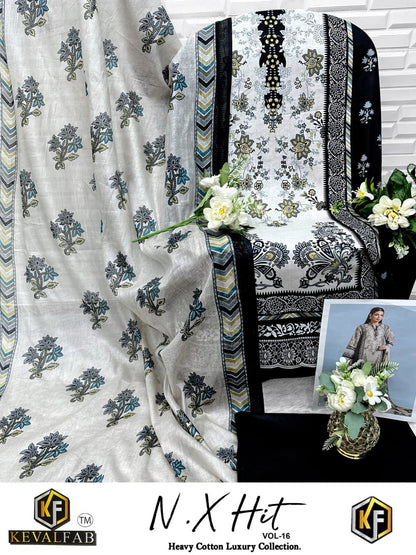 Nx Hit Vol 16 Heavy Cotton Luxury Collection Keval Fab Karachi Salwar Suits Wholesaler Gujarat