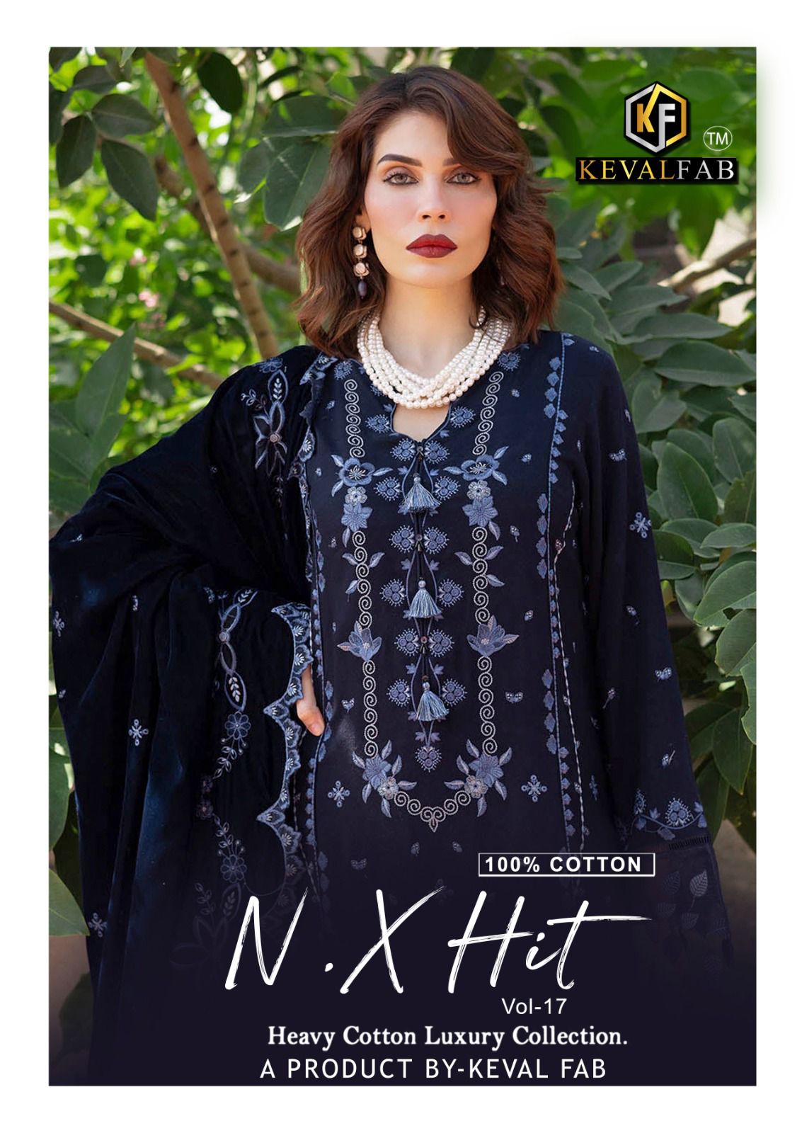 Nx Hit Vol 17 Keval Fab Mix Cotton Karachi Salwar Suits Exporter