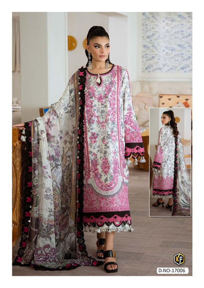 Nx Hit Vol 17 Keval Fab Mix Cotton Karachi Salwar Suits Exporter