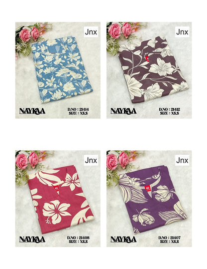 Nykaa 1811 Jnx Rayon Kurtis Exporter India