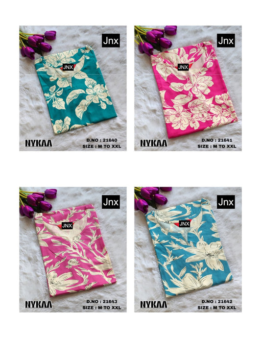 Nykaa 1912 Jnx Rayon Straight Cut Kurtis Manufacturer