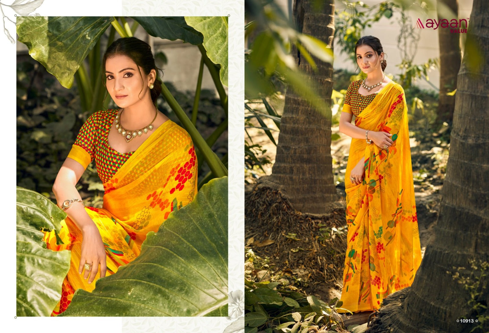 Nykaa Ayaan Value Chiffon Sarees Exporter India