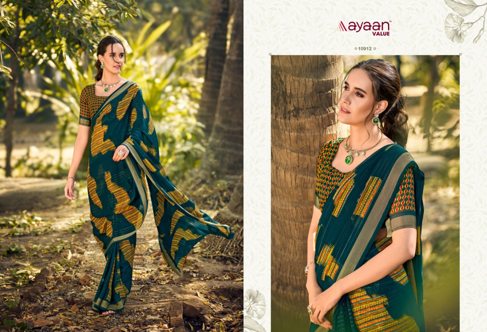 Nykaa Ayaan Value Chiffon Sarees Exporter India