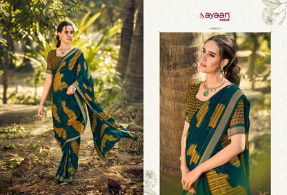 Nykaa Ayaan Value Chiffon Sarees Exporter India