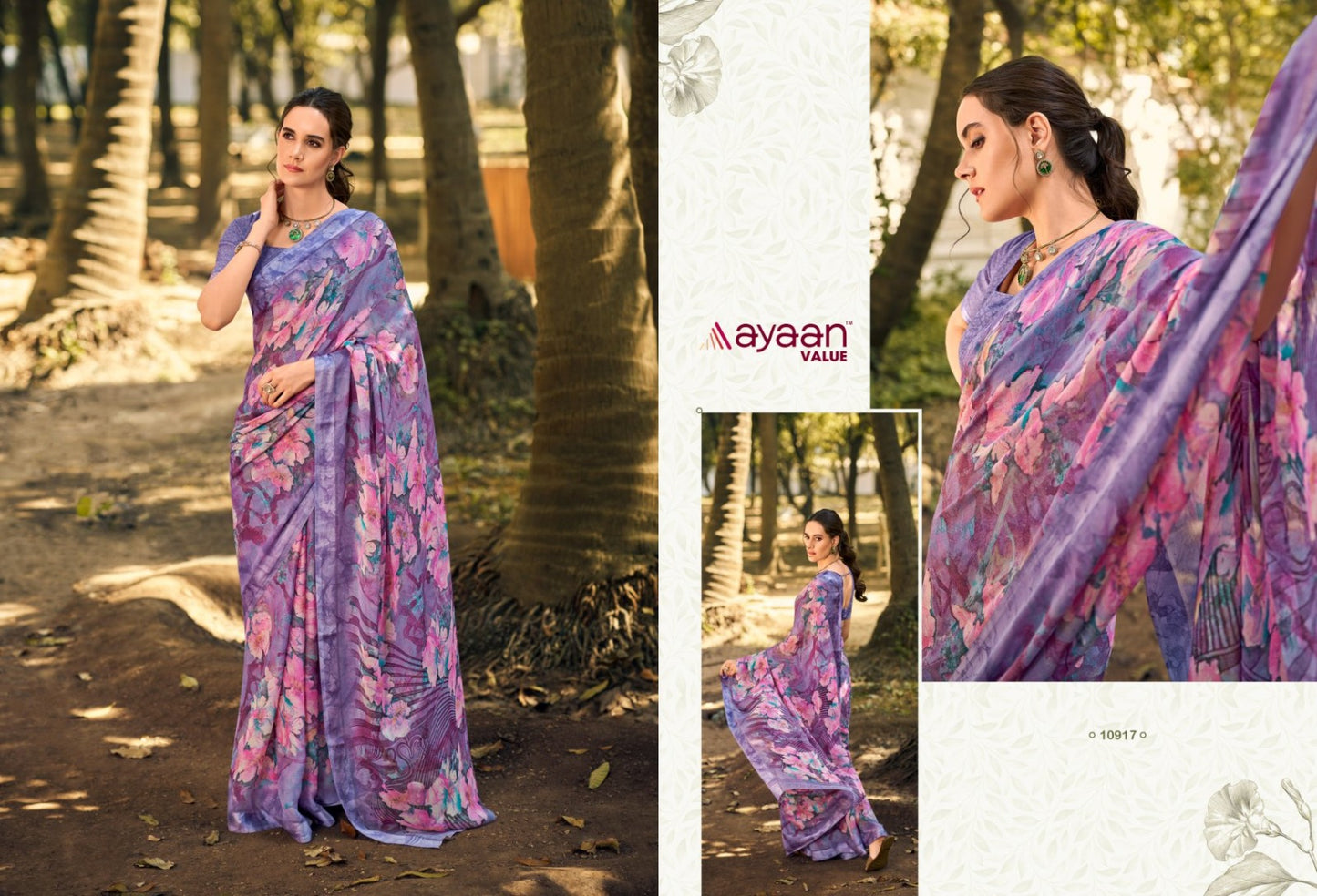 Nykaa Ayaan Value Chiffon Sarees Exporter India