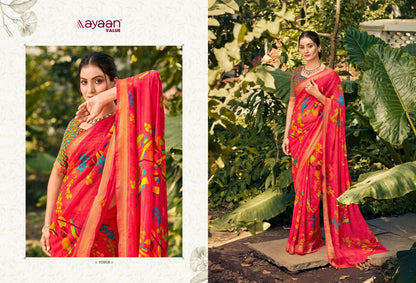 Nykaa Ayaan Value Chiffon Sarees Exporter India
