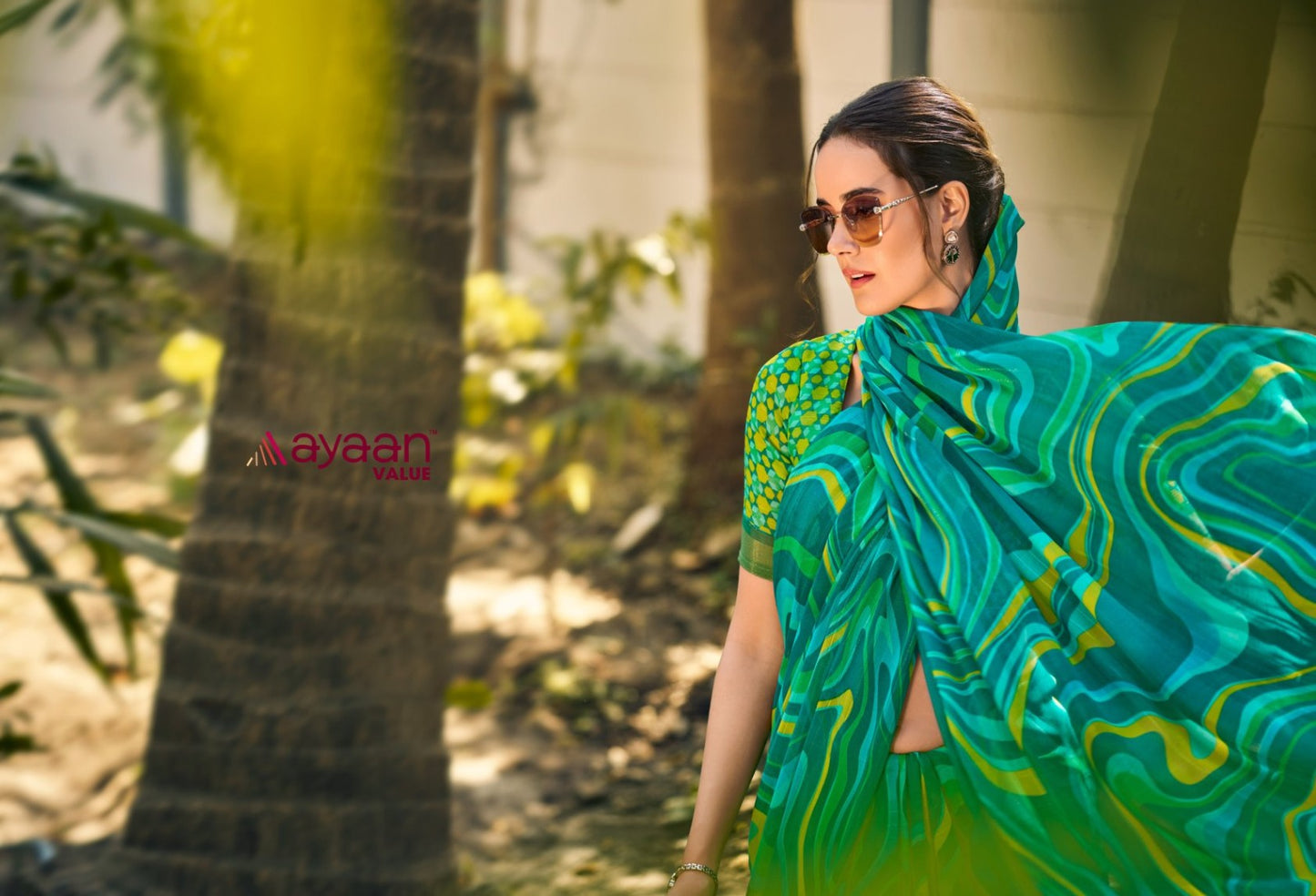 Nykaa Ayaan Value Chiffon Sarees Exporter India