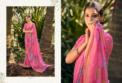 Nykaa Ayaan Value Chiffon Sarees Exporter India