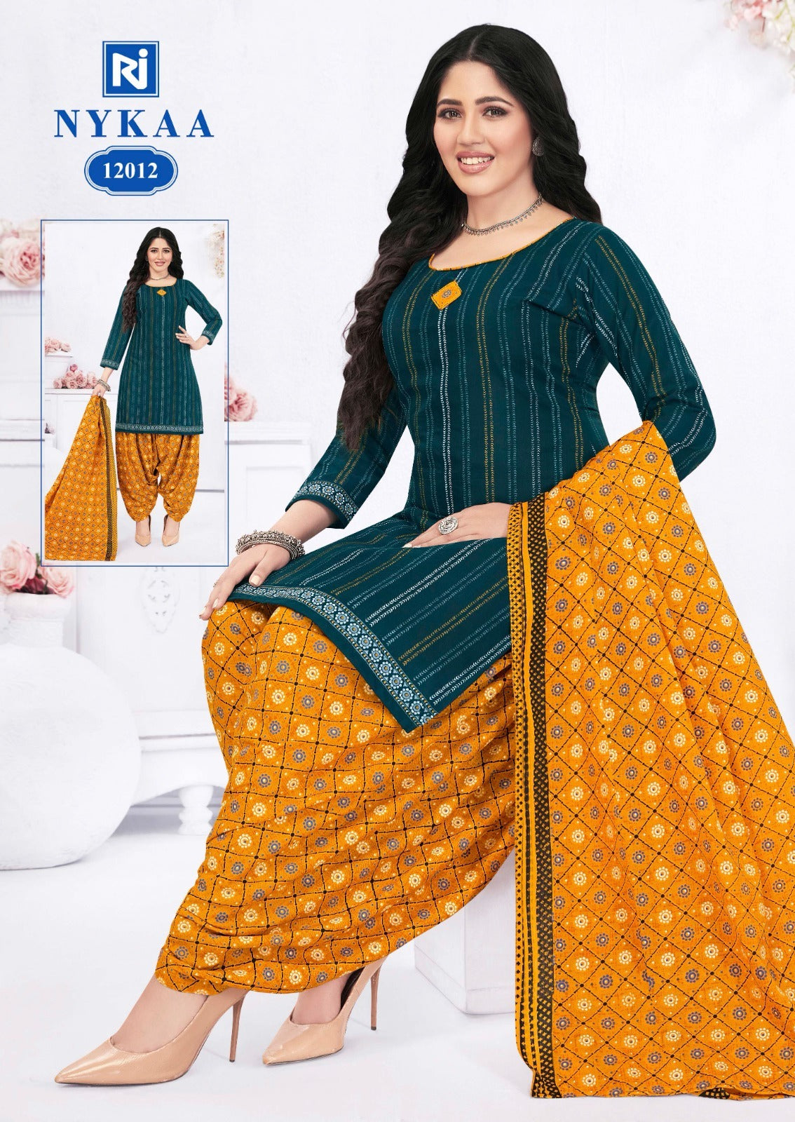 Nykaa Vol 12 Rajasthan Indo Readymade Cotton Patiyala Suits Wholesale Price