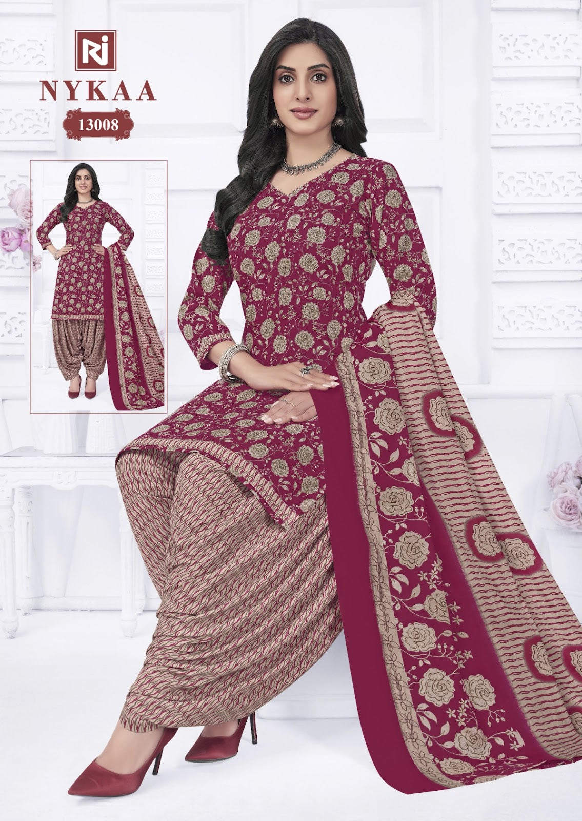 Nykaa Vol 13 Rajasthan Readymade Cotton Patiyala Suits Exporter Ahmedabad