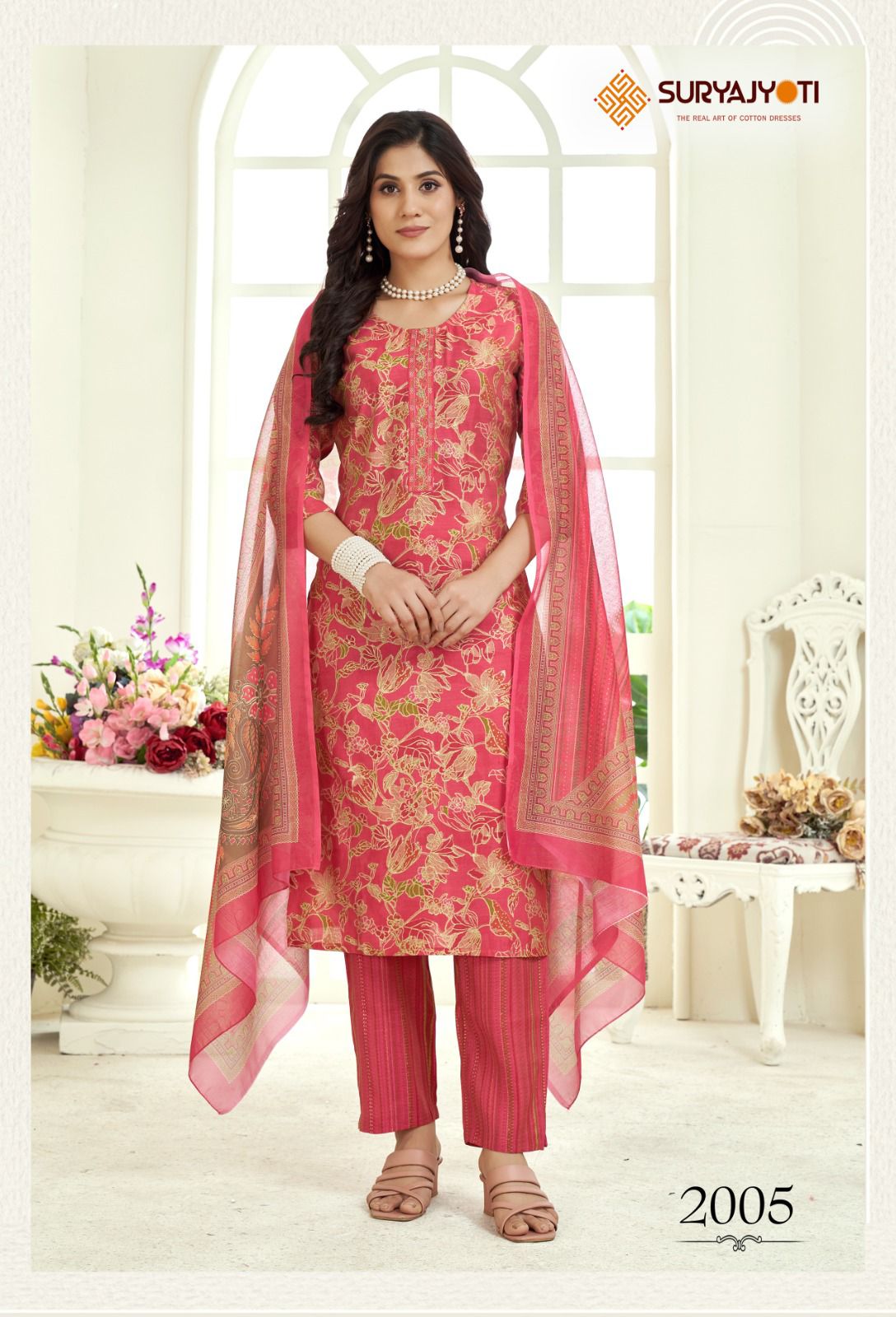 Nykaa Vol 2 Suryajyoti Modal Readymade Pant Style Suits Wholesale Price