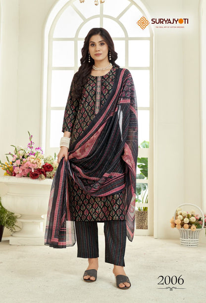 Nykaa Vol 2 Suryajyoti Modal Readymade Pant Style Suits Wholesale Price