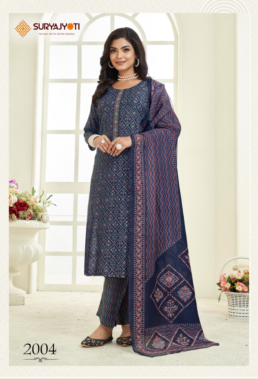 Nykaa Vol 2 Suryajyoti Modal Readymade Pant Style Suits Wholesale Price