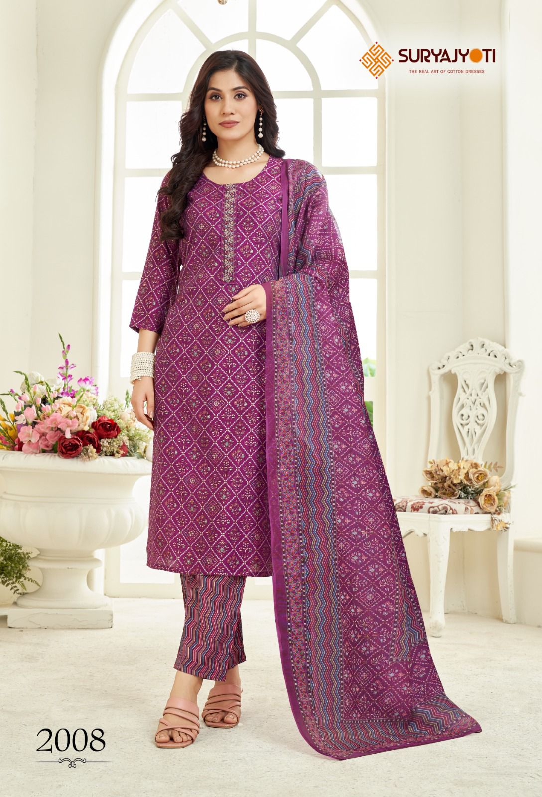 Nykaa Vol 2 Suryajyoti Modal Readymade Pant Style Suits Wholesale Price