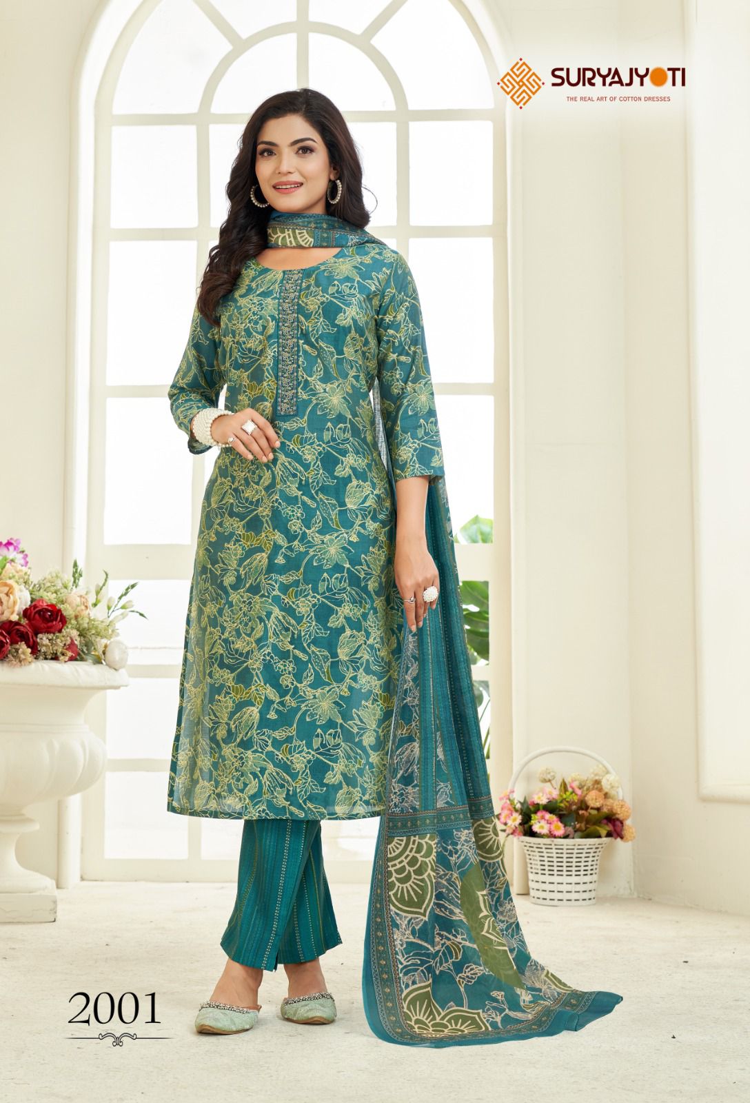 Nykaa Vol 2 Suryajyoti Modal Readymade Pant Style Suits Wholesale Price