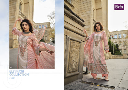 न्यारा फ़िडा वोइल पैंट स्टाइल सूट