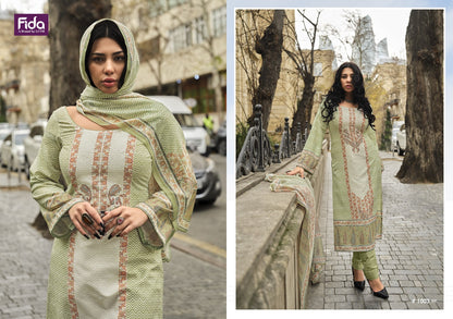 न्यारा फ़िडा वोइल पैंट स्टाइल सूट