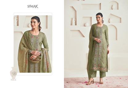 Nyra Simar Modal Muslin Pant Style Suits Manufacturer Gujarat