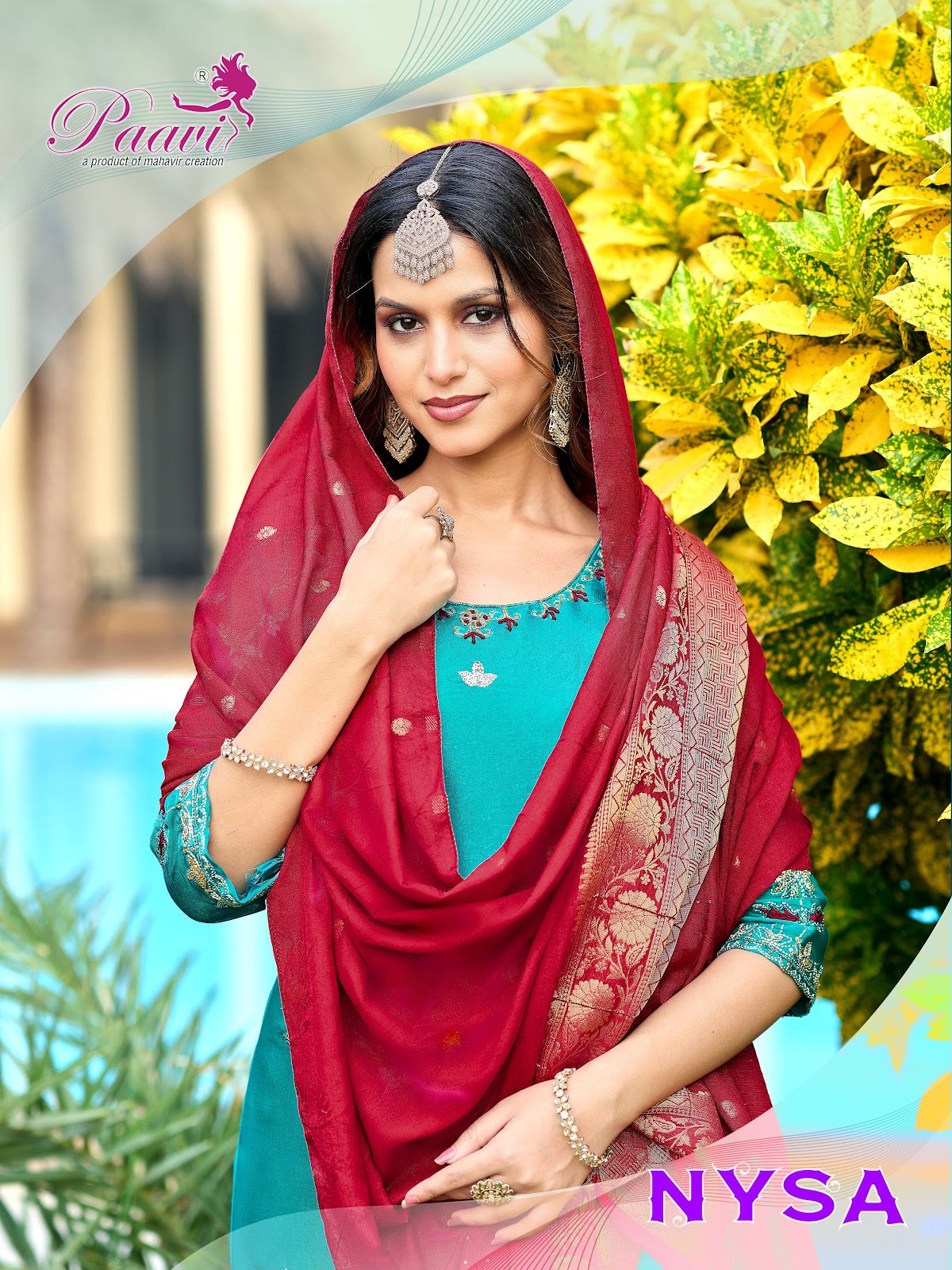 Nysa Paavi Roman Readymade Pant Style Suits Manufacturer India
