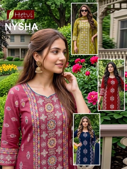 Nysha Hetvi Vertican Readymade Pant Style Suits Exporter