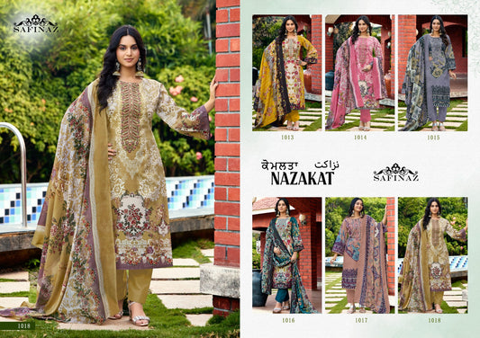 Nazakat Safinaz Cotton Karachi Salwar Suits Wholesale