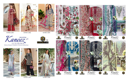 Kaneez Vol 12 Keval Fab Lawn Cotton Open Images Karachi Salwar Suits Manufacturer India