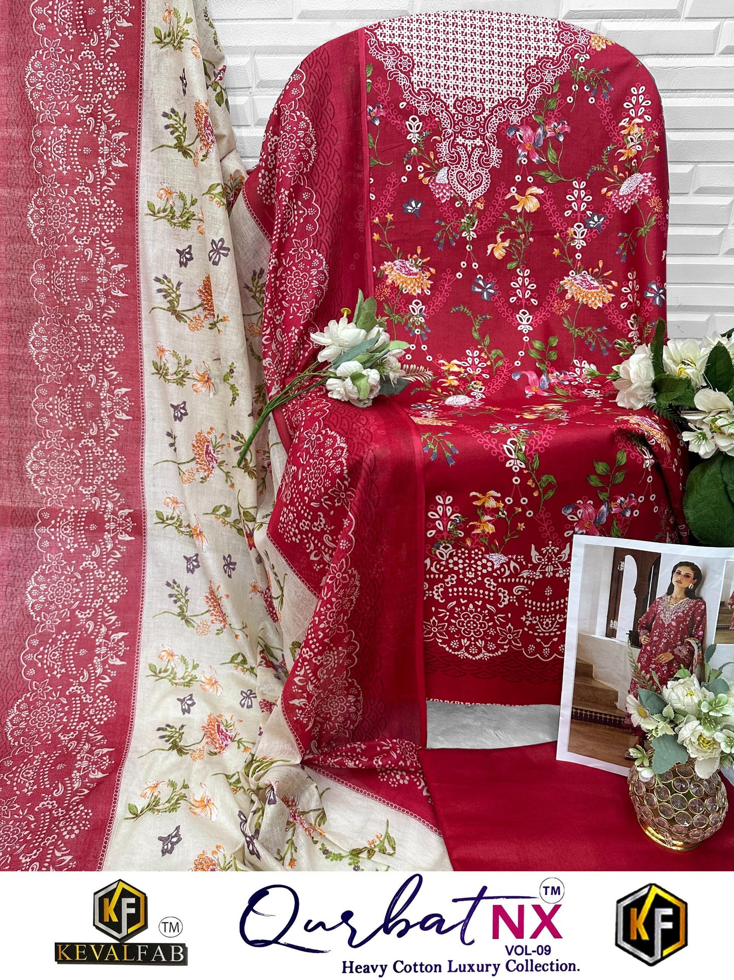 Qurbat Nx Vol 9 Keval Fab Cotton Open Images Karachi Salwar Suits Manufacturer Ahmedabad