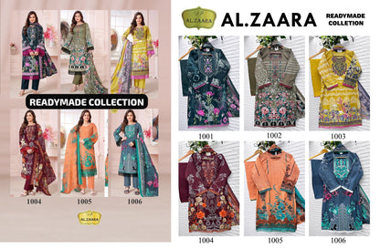 Vol 1 Al Zaara Cotton Open images Karachi Readymade Suits Wholesale