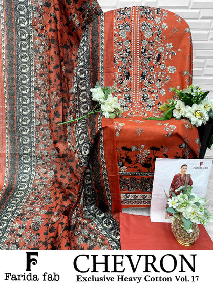 Chevron Vol 17 Farida Fab Mix Cotton Open Images Karachi Salwar Suits Manufacturer Gujarat