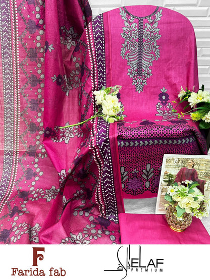 Elaf Premium Farida Fab Lawn Cotton Open Images Karachi Salwar Suits Wholesaler