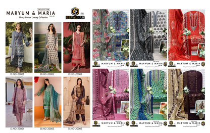 Maryum And Maria Vol 20 Keval Fab Cotton Open Pic Karachi Salwar Suits Wholesaler Ahmedabad