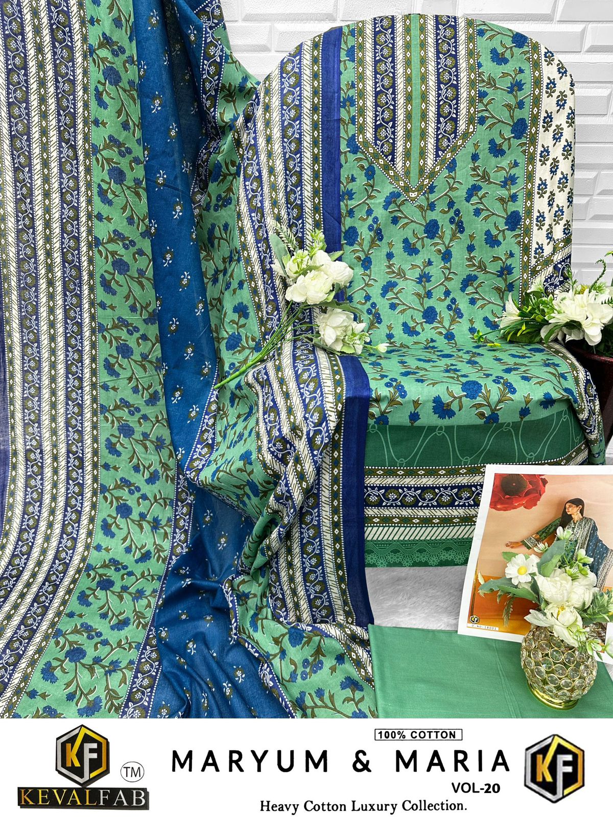 Maryum And Maria Vol 20 Keval Fab Cotton Open Pic Karachi Salwar Suits Wholesaler Ahmedabad