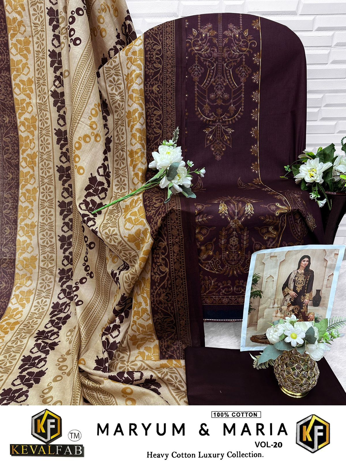 Maryum And Maria Vol 20 Keval Fab Cotton Open Pic Karachi Salwar Suits Wholesaler Ahmedabad