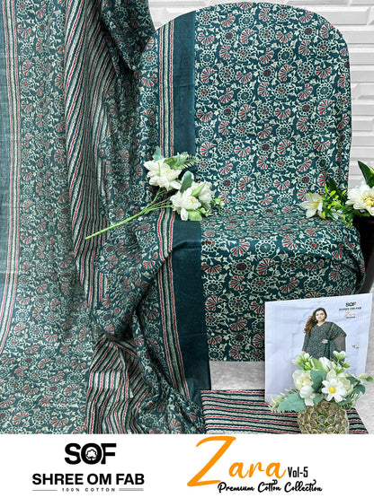 Zara Vol 5 Shree Om Open Pic Cotton Dress Material Wholesale Price